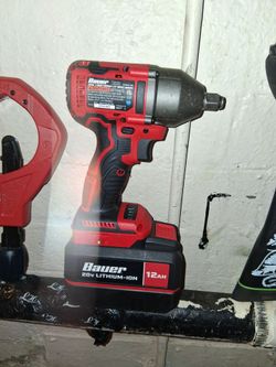 Bauer impact drill and 20 v battery