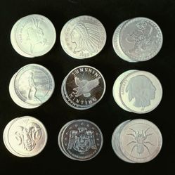 SILVER  ROUNDS  /  BARS  