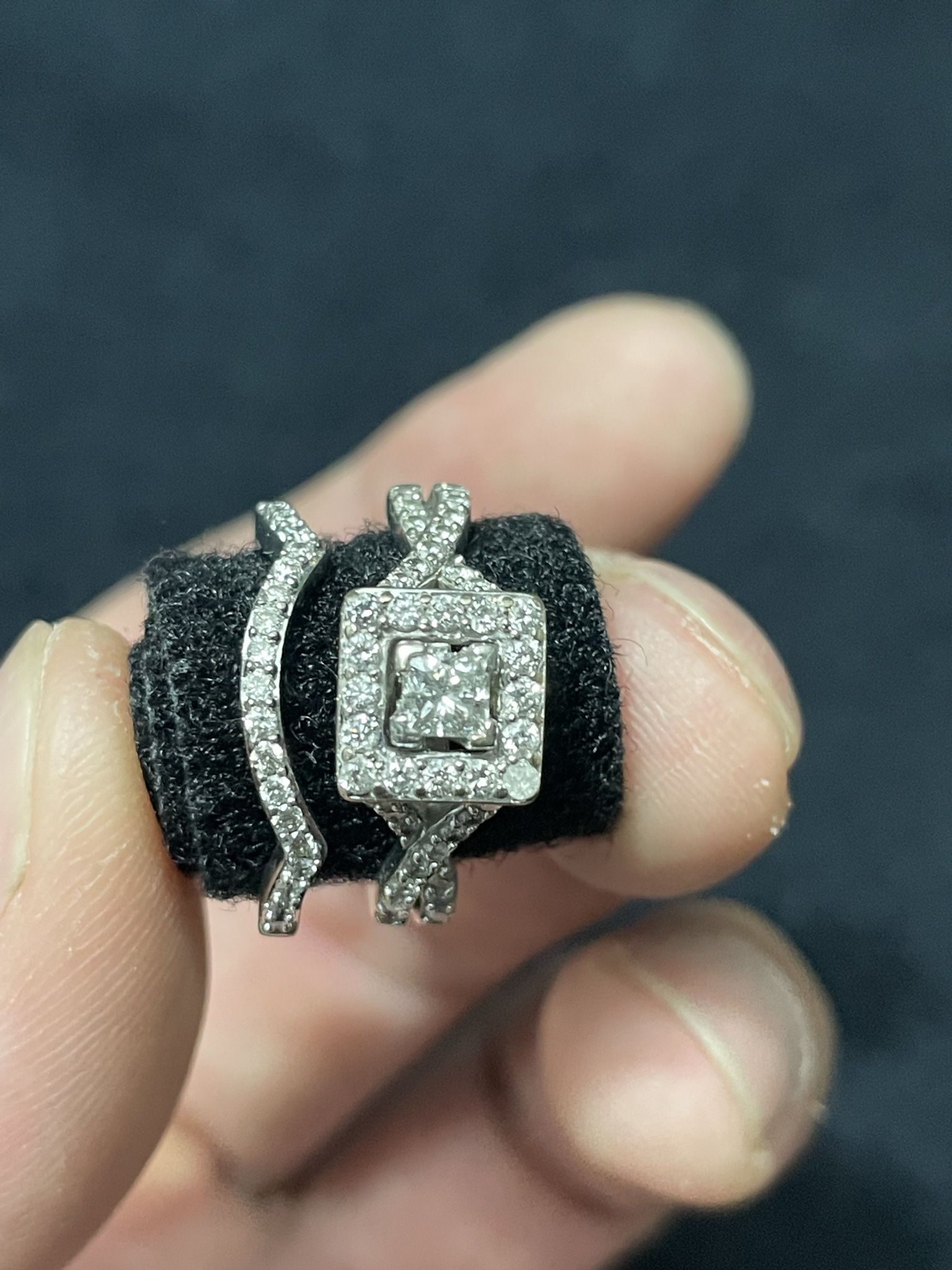 Engagement Or Wedding Ring With Band 