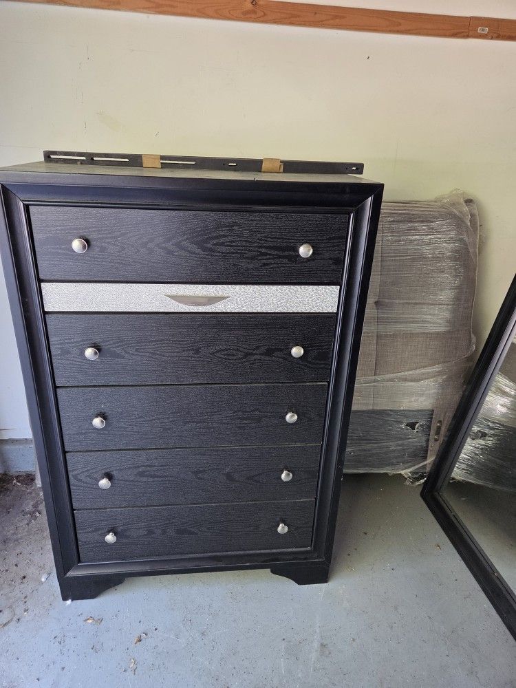 Dresser W/ Mirror & Head Board Included