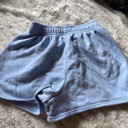 blue comfy shorts