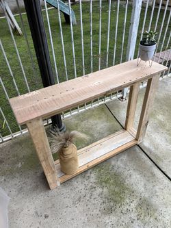 Reclaimed Wood Entry Table 