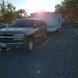 04 Chevy Tahoe w/ Tow Package 4.8L V8 +99 Curtis Baja Toy Hauler 