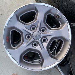 Set If 4 Good Jeep Rims Good Color 