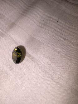 CZ 3 carat green loose stone