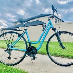 700c Ladies TREK 7100 Easy Step Thru Comfort 21 Speed Hybrid