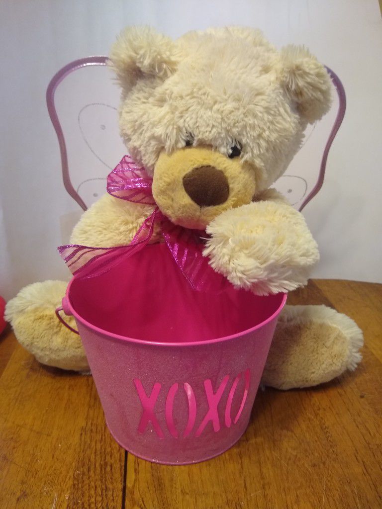 Valentine Teddy Bear Angel