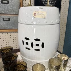 Ceramic Drum Porcelain Table 