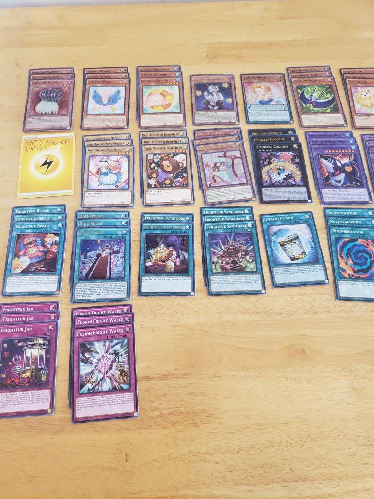 Yugioh Fluffal Frightfur Deck Core 59 Cards