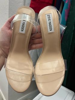 Steve Madden Transparent Heels Size8
