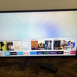 40" Inch Samsung Smart Tv Television Televisor Remote