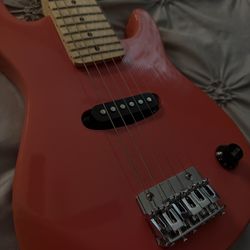 Pink electric Guitar for kids