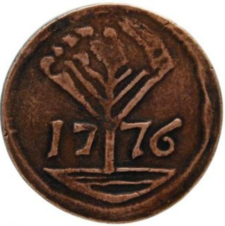 1776 Hampshire Halfpenny