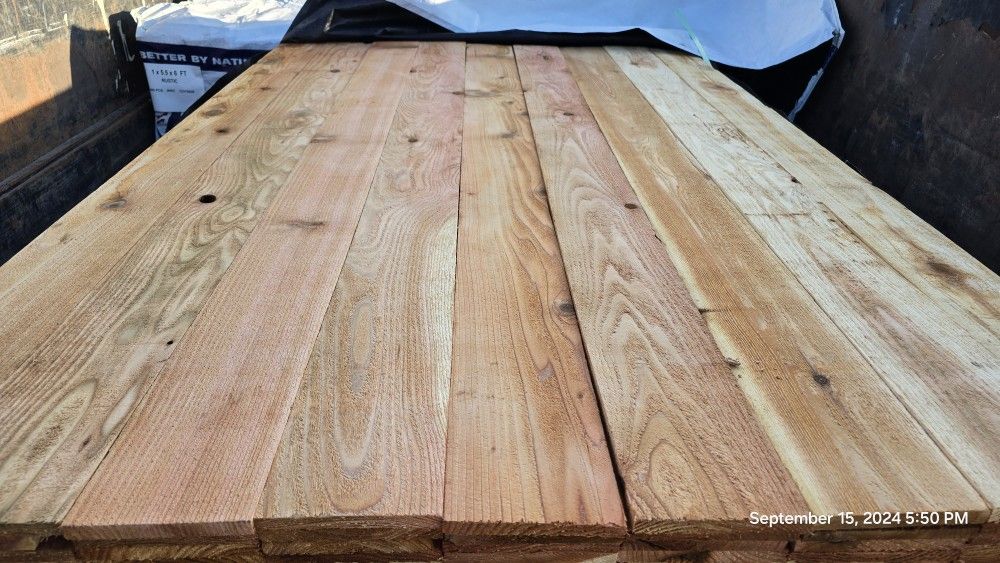 Cedar Fence Boards