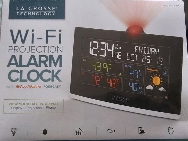 LA Crosse WiFi Alarm Clock