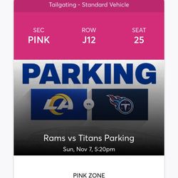 Rams Tailgate Parking Pass 