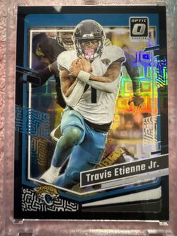 2023 Optic Travis Etienne Jr Black Pandora /25