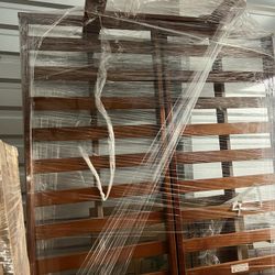 Exotic Wood Futon Couch & Bed (Frame + Mattress)