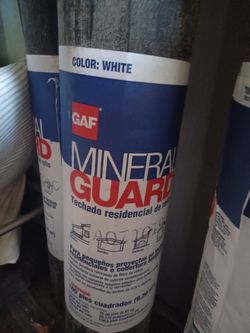 White Rolled Roofing