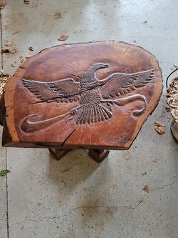Hand Carved Coffee Table