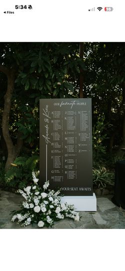 Wedding Sign