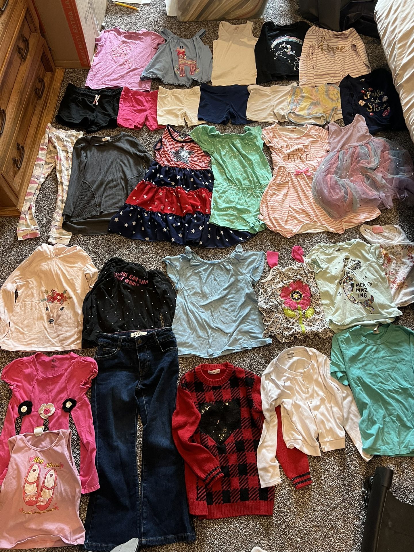 Girl Lot/ Bundle Clothes-30 Pcs 6/6x and 6 Carter's, Cat & jack, etc.