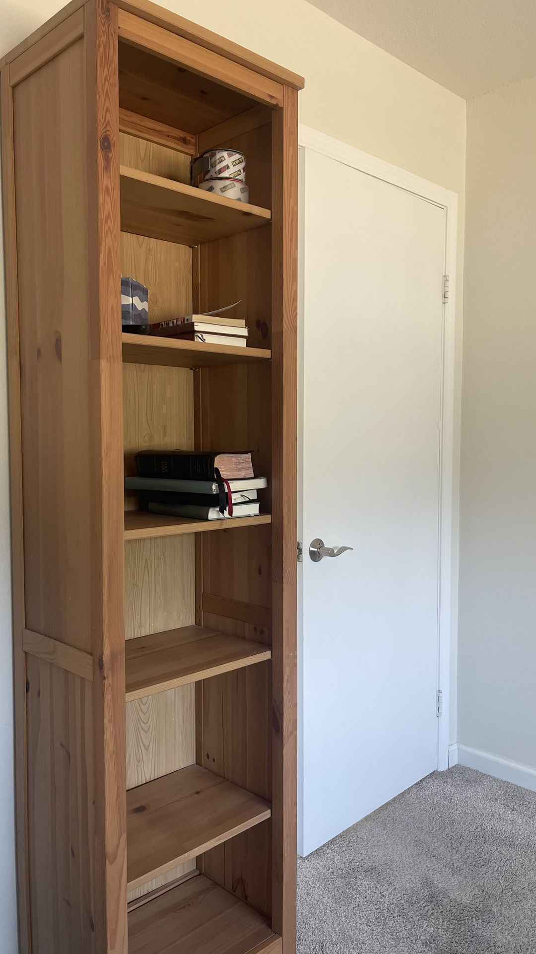 2 Wooden Bookshelves