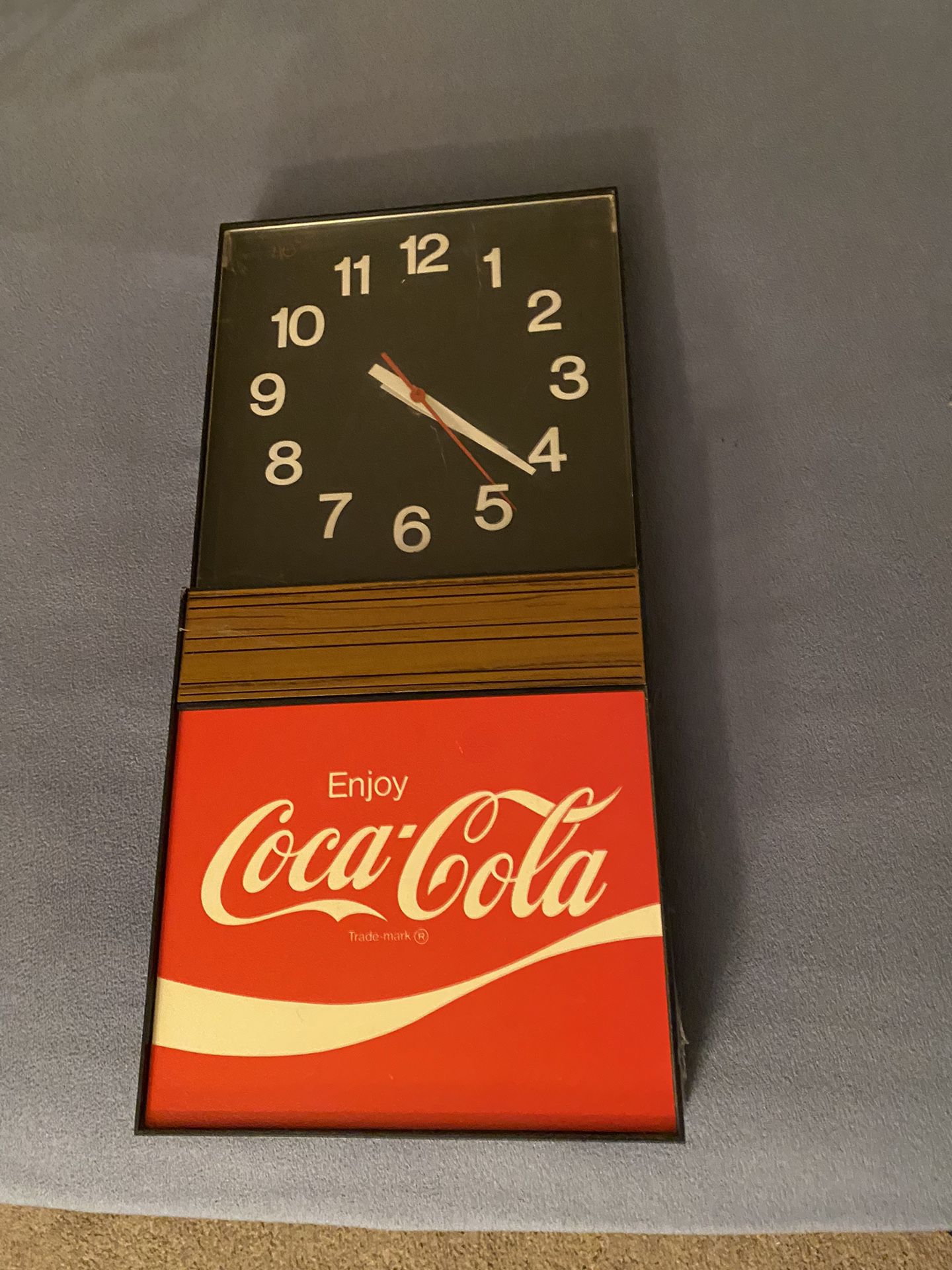 Vintage Coca Cola Clock 