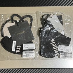 $110 NEW Palm Angels Logo Face Mask Authentic Script Logo Moncler