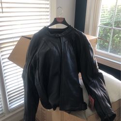 First Racing Leather Motorcycle Jacket