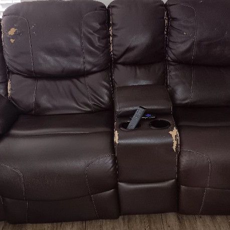 Double Reclining  Love Seat