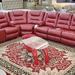 Vacherie Salsa Reclining Sectional / couch /Living room set
