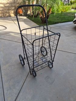 Rolling Shopping / Swap Meet Cart – $20