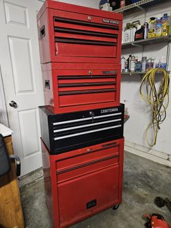 Stacked Tool Chest Set Task Force Craftsman