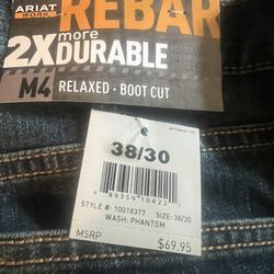 Ariat 38/30 Relaxed Boot Cut Jeans #ariat#workpants