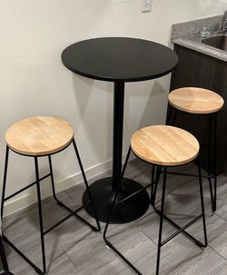 Bar Stool Mini Table