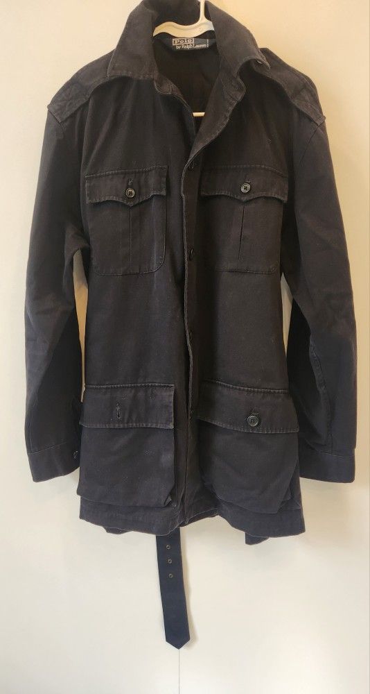 Black Military Field Jacket