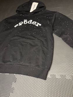 Black Rhinestone Hoodie