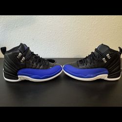 Air Jordan 12 Retro Women’s 7 Royal Blue, Black, And White