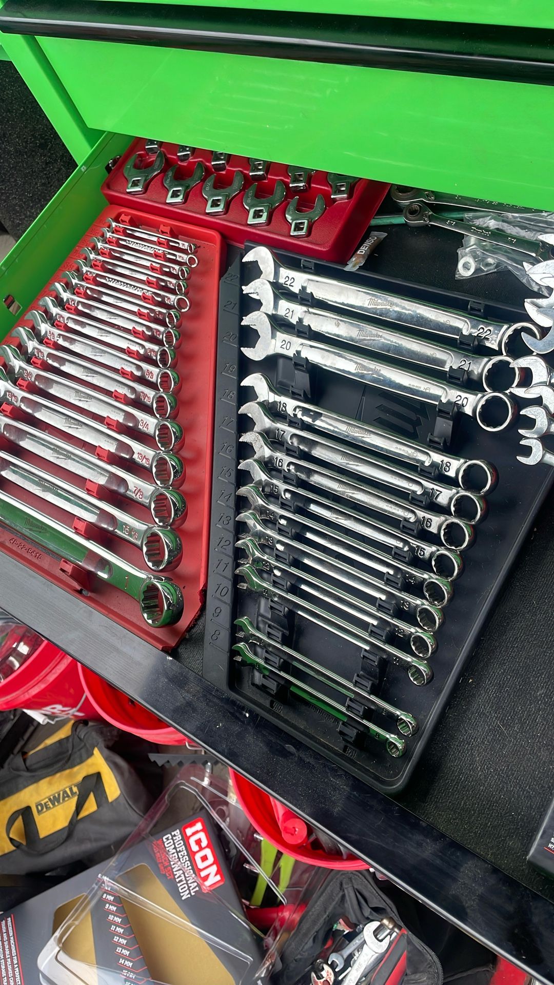 milwaukee wrench set sae and metric