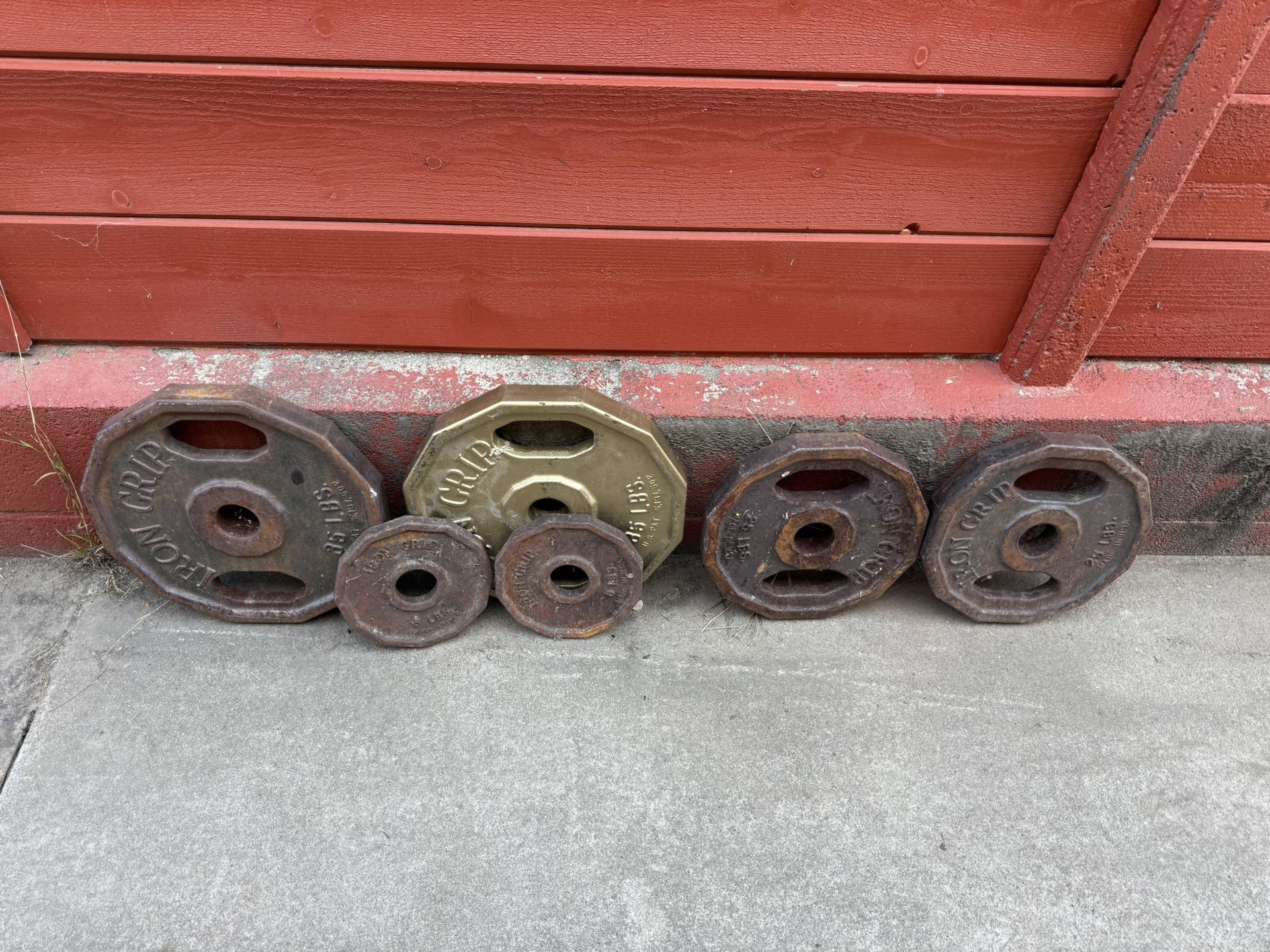 Iron Grip Olympic Weights