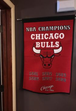 Bulls man cave banner