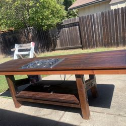 Exterior Table With Stove 