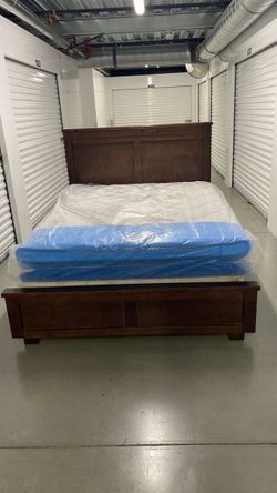 Queen bed frame with New Queen mattress