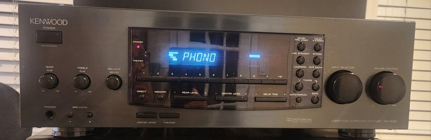 Kenwood KR-V6080
Audio Video Surround Receiver
