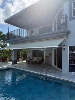 Retractable Patio Awning White