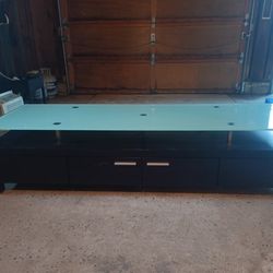 Italian Glass Coffee Table Negotiable