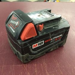 Milwaukee M18 Cordless Tool XC5.0 Battery 18V Red Lithium Li-Ion