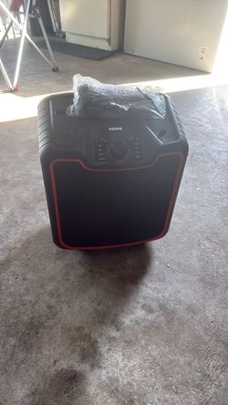 ion blue tooth set up ,like new mic speakers everything encluded