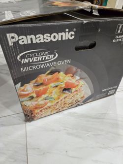 Panasonic 2.2CuFt Countertop Microwave Oven with Cyclonic Inverter Tech NNSN97HS